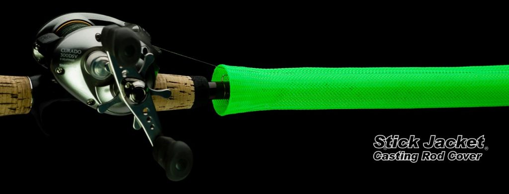 2008 Neon Green Casting Stick Jacket® Fishing Rod Cover (5-1/2'x5-1/8")