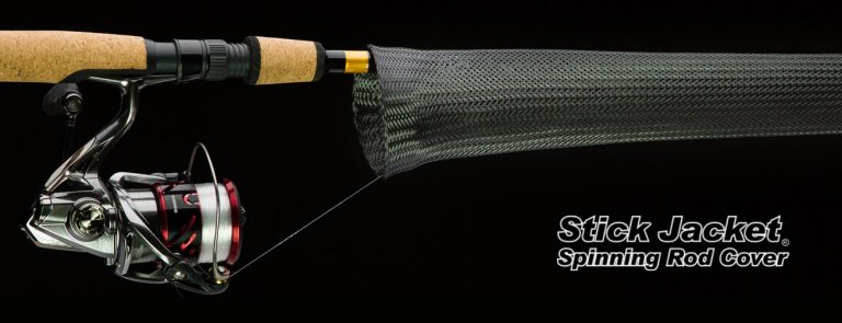 2020 Black Spinning Stick Jacket® Fishing Rod Cover (5-1/2'x7-3/4")