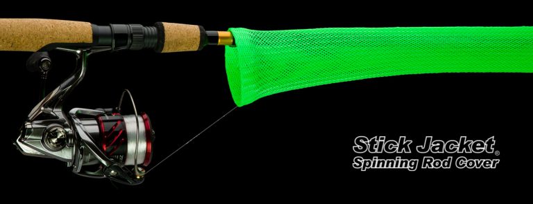2026 Neon Green Spinning Stick Jacket® Fishing Rod Cover (5-1/2'x7-3/4")