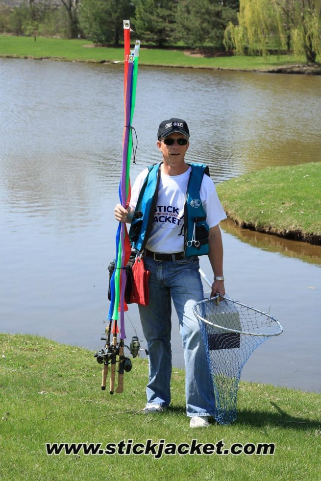 Stick Jacket At the lake