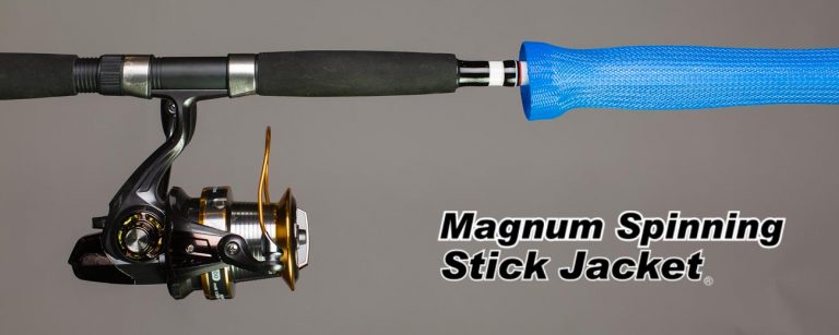 2081 Blue MagnumSpin Stick Jacket® Fishing Rod Cover (6-1/2'x7-3/4")