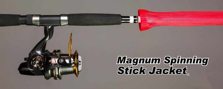 2082 Red MagnumSpin Stick Jacket® Fishing Rod Cover (6-1/2'x7-3/4")