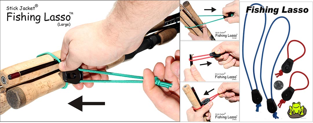 Stick Jacket®  Tame The Tangle™ - Fishing Rod Covers